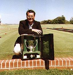 Chris Clarke and Solomam Trophy