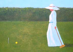 Lady with Mallet and Yellow Ball