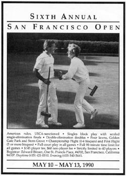 Sixth Annual San Francisco Open flier