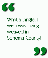 What a tangled web was being weaved in Sonoma-County!